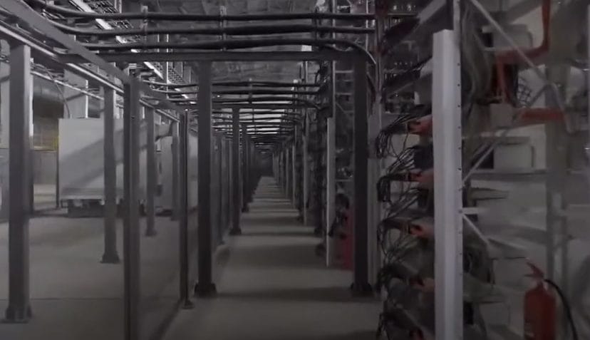 Inside a BitRiver data center.