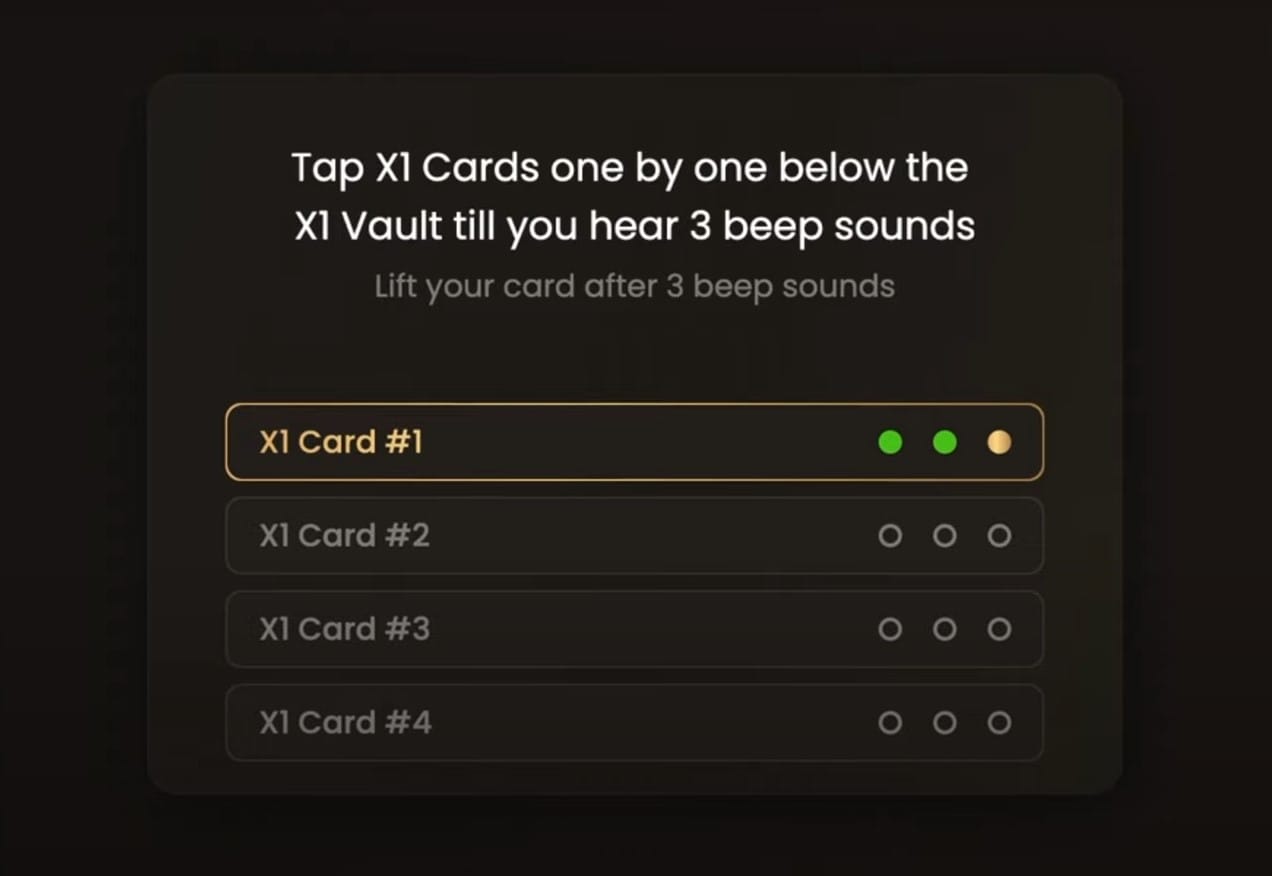 validating cypherock x1 cards