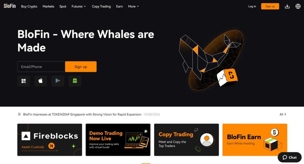 BloFin Crypto Futures Trading Platform