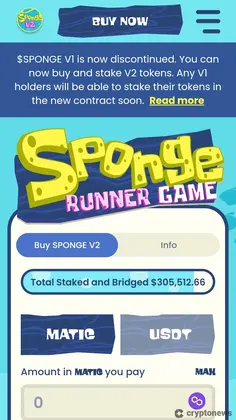 sponge v2 website