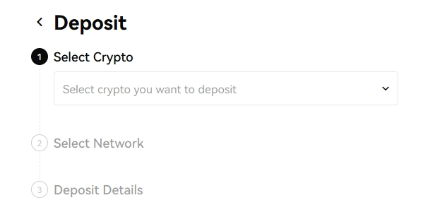 BloFin deposit