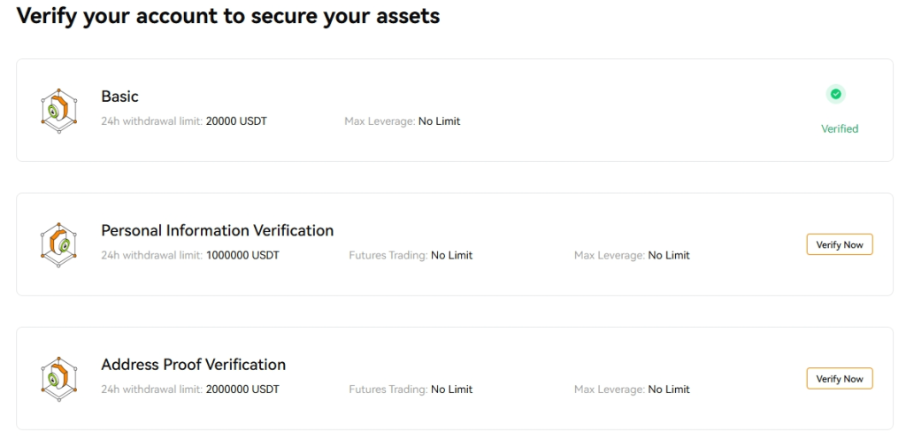 account verification