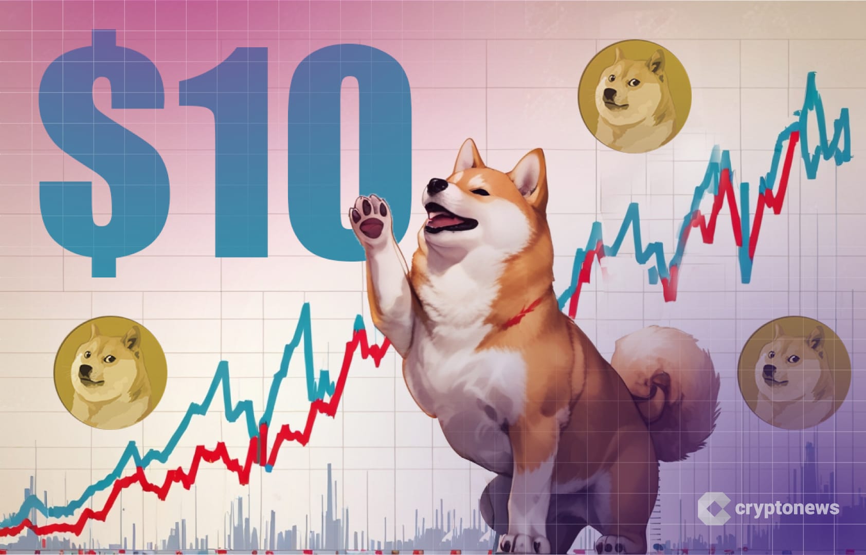 Dogecoin Price Nears Critical Level – $10 Target If Bulls Hold the Line.