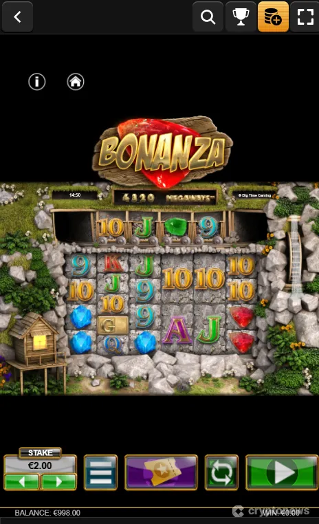 bonanza mobile screenshot