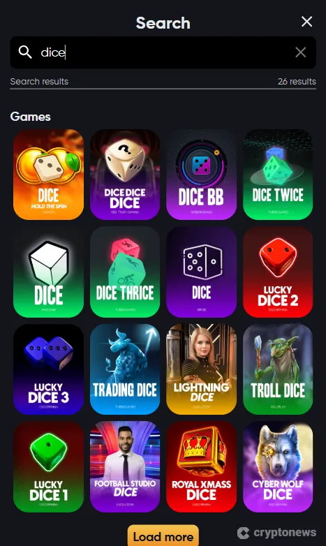 dice games mobile
