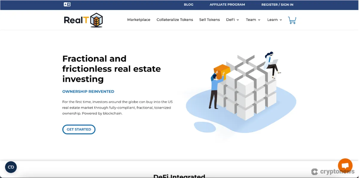 RealT screenshot