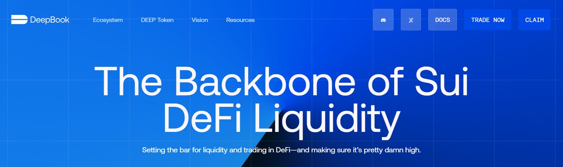 sui deepbook homepage