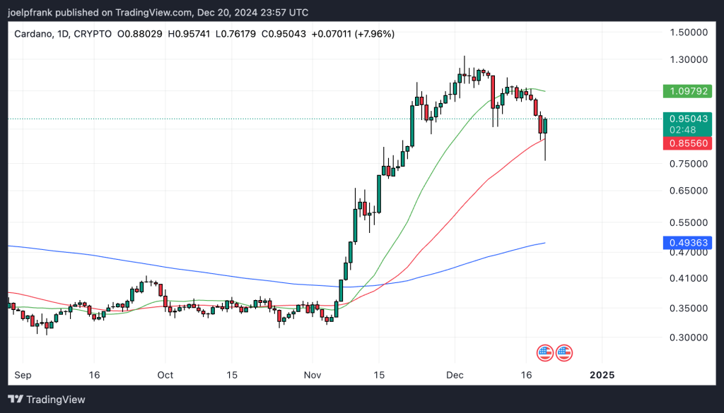 Crypto Crash Hits Cardano Hard – Can ADA Hold $1 and Start 2025 Strong?