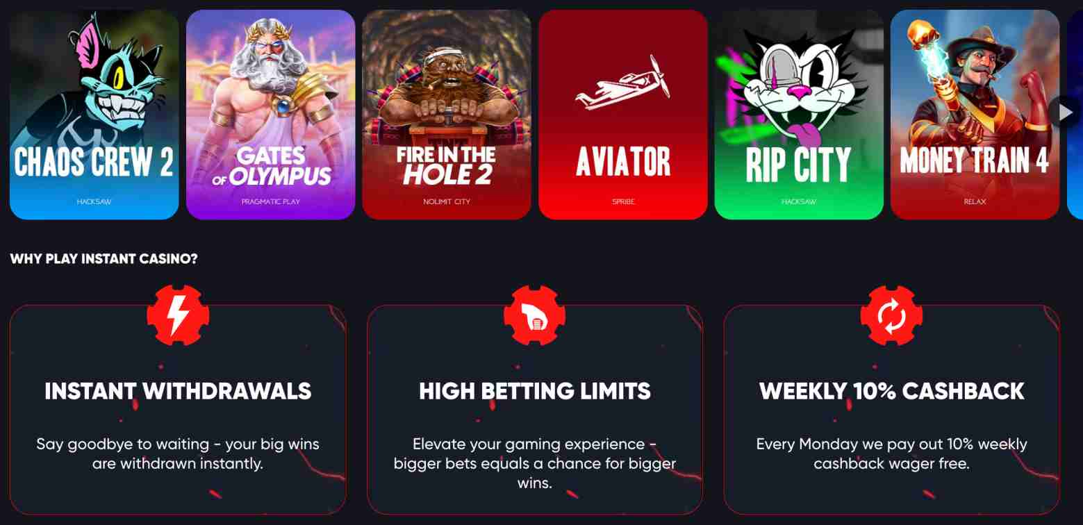 Instant Casino review