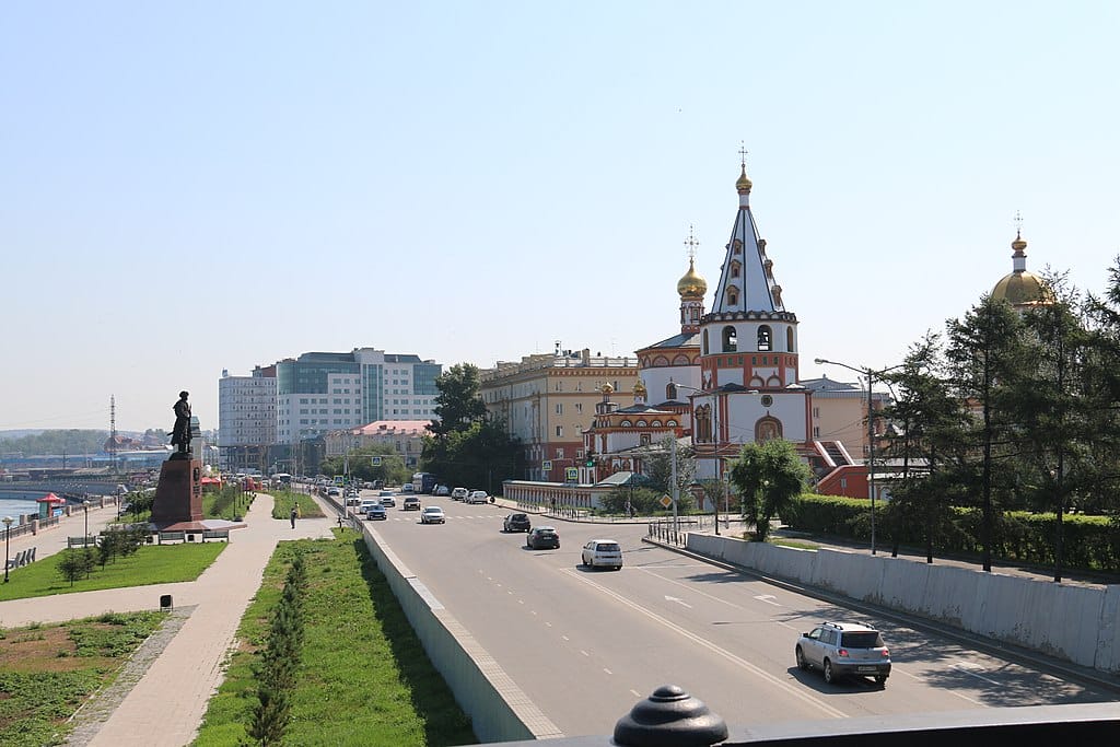 The Siberian city of Irkutsk.