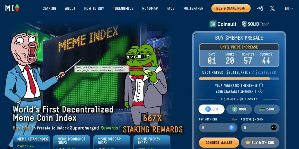 meme index presale