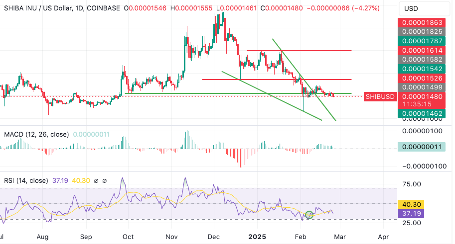 shiba inu (shib) fails to recover amid bybit hack sell-off