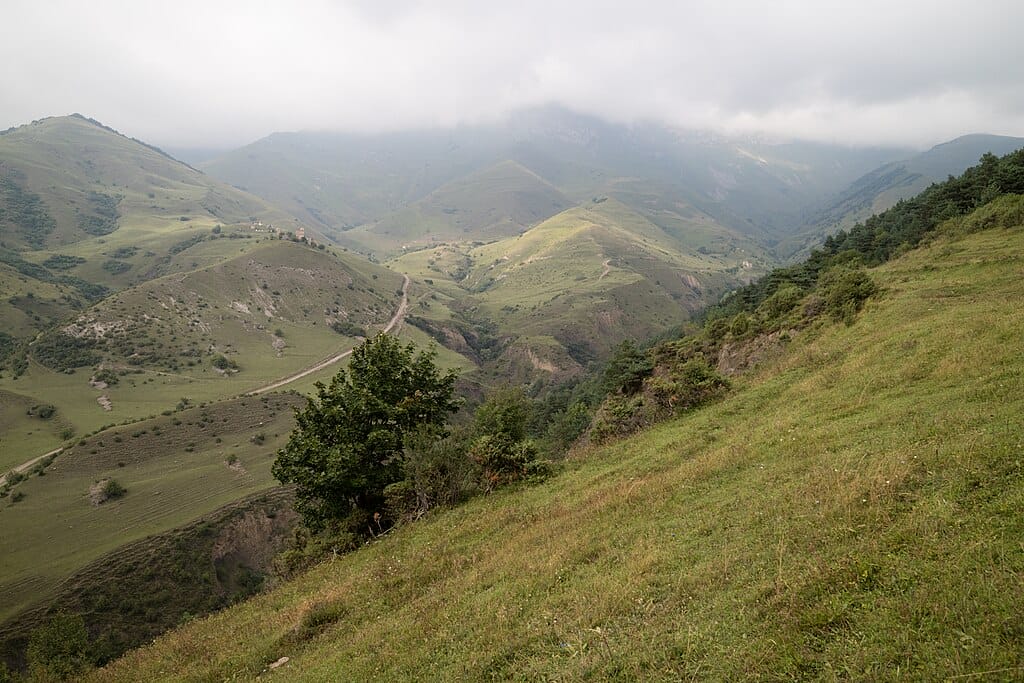 A valley in Ingushetia.