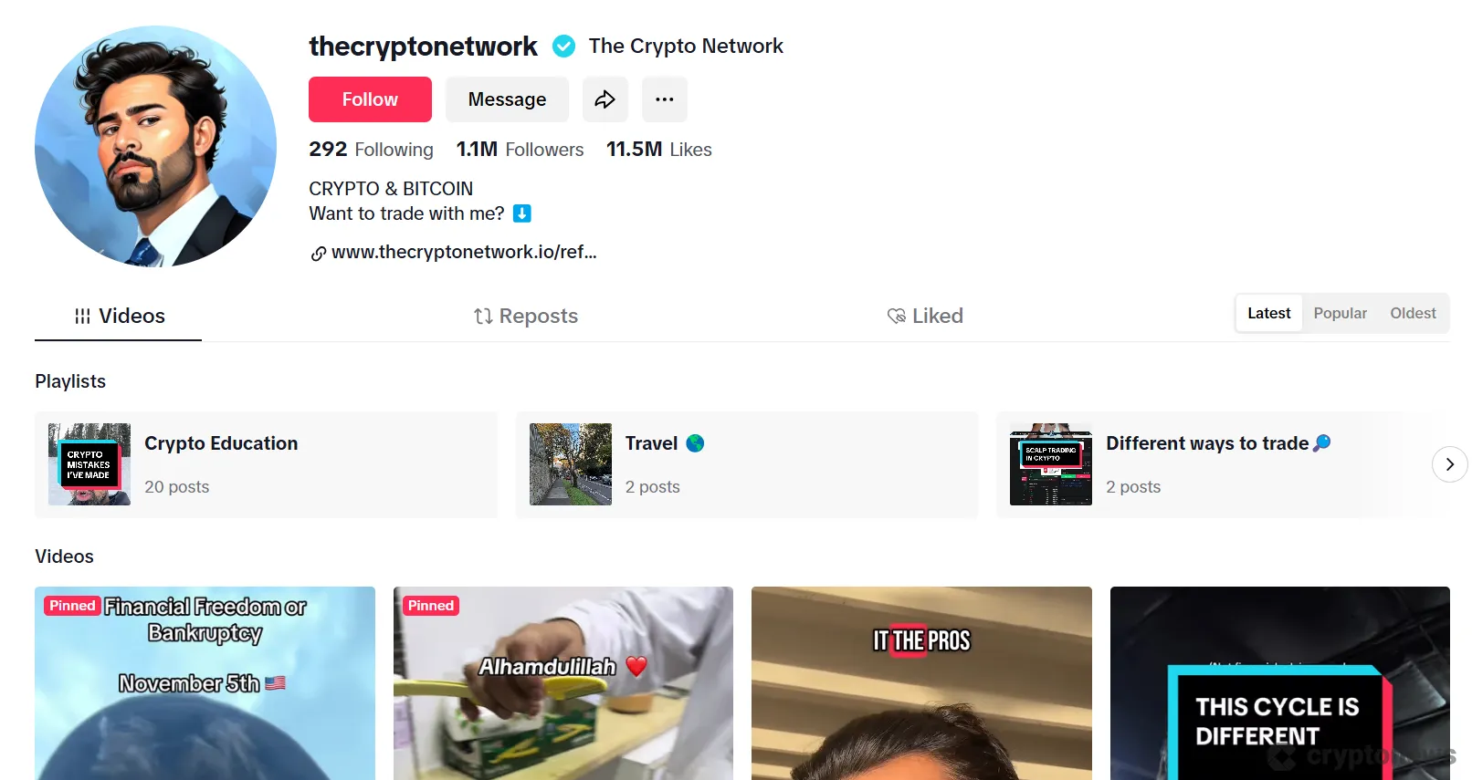 thecryptonetwork on tiktok