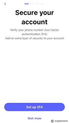 วิธีตั้งค่าความปลอดภัยบน Best Wallet ด้วย 2FA