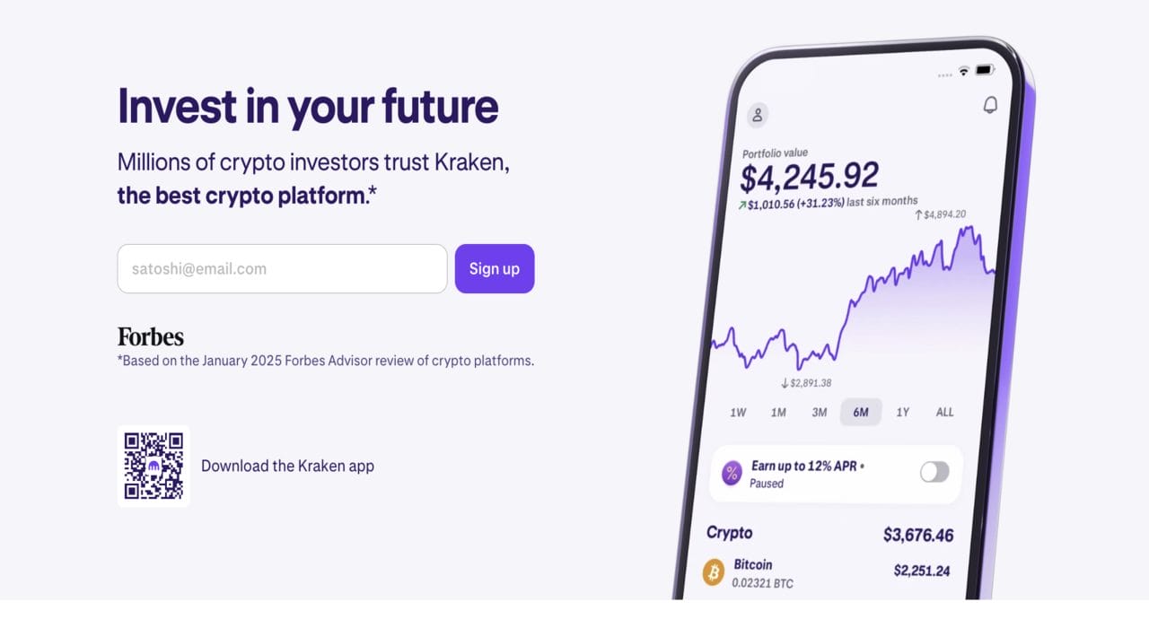 Kraken Homepage