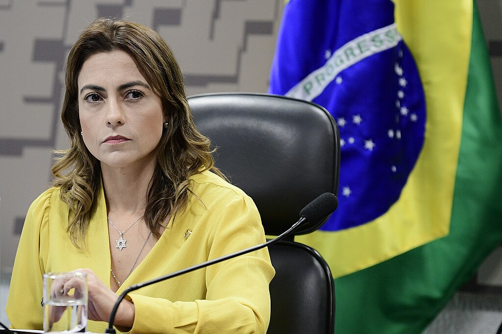 The Brazilian Senator Soraya Thronicke.