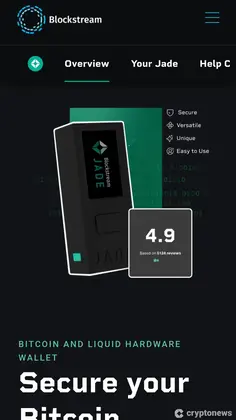 blockstream jade anonymous wallet