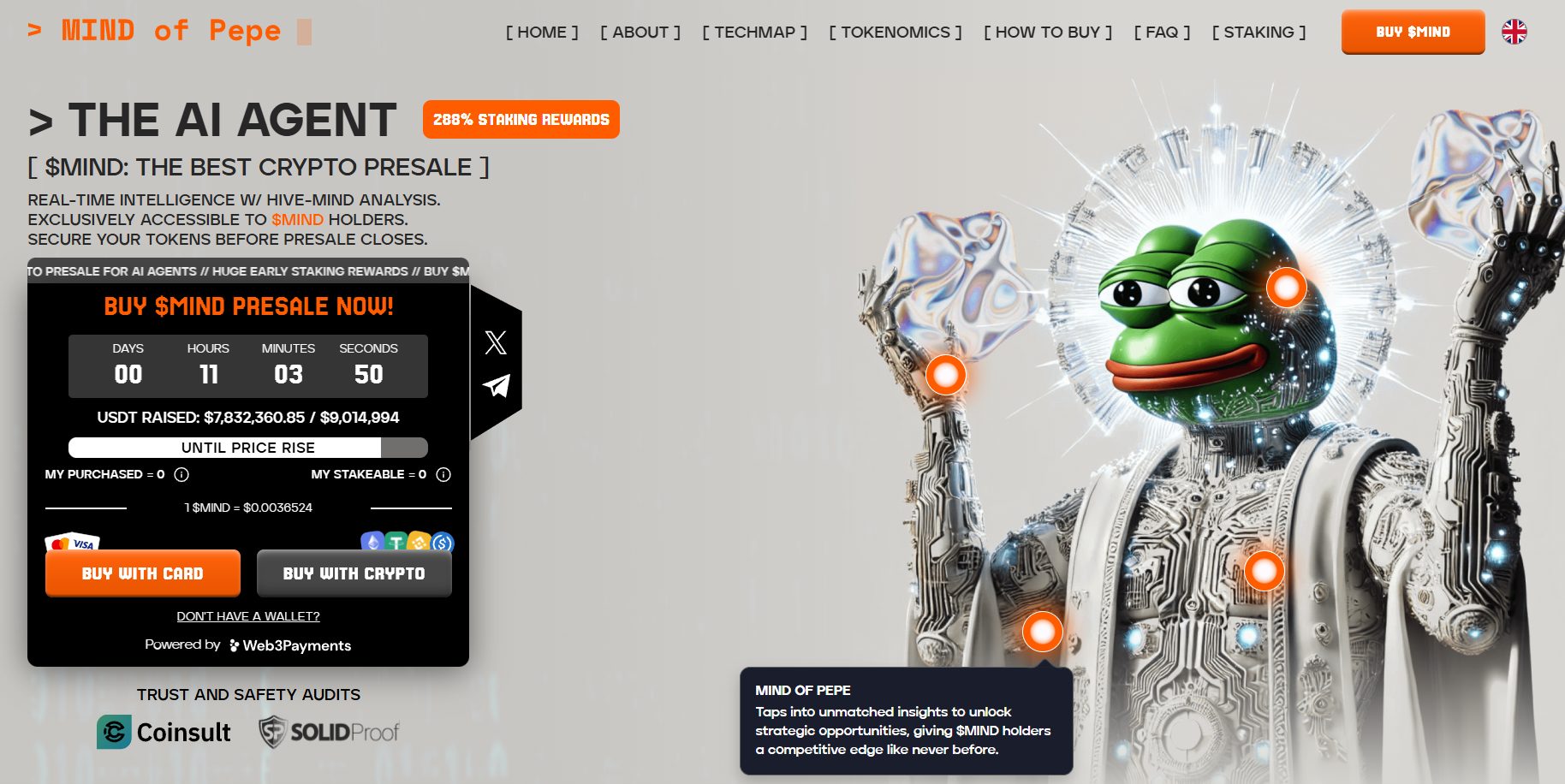 mind of pepe - 3 Koin Ini Bisa Ubah $300 Jadi $30.000? Presale MIND of Pepe & Solaxy Jadi Kunci