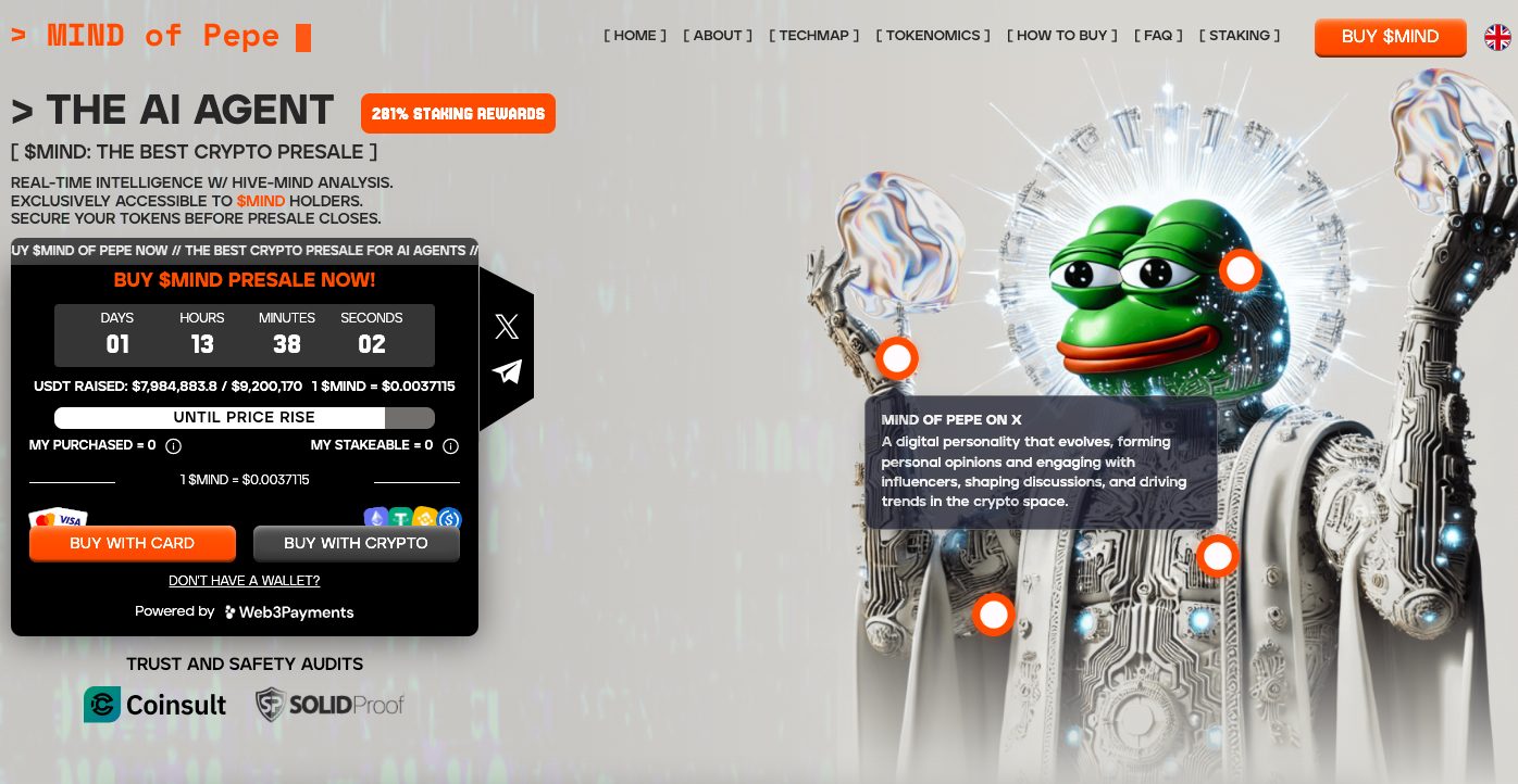 Mind of Pepe - Koin Meme Potensial 100x yang Masih di Bawah $0.01 pada April 2025