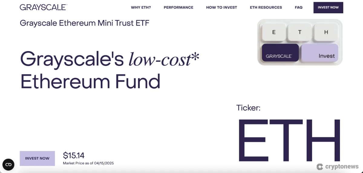 Grayscale Ethereum Mini Trust (ETH)