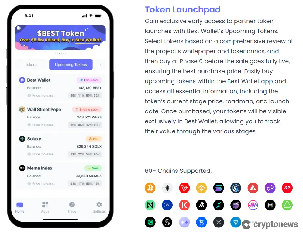 example of crypto wallet for buying next crypto to explode
