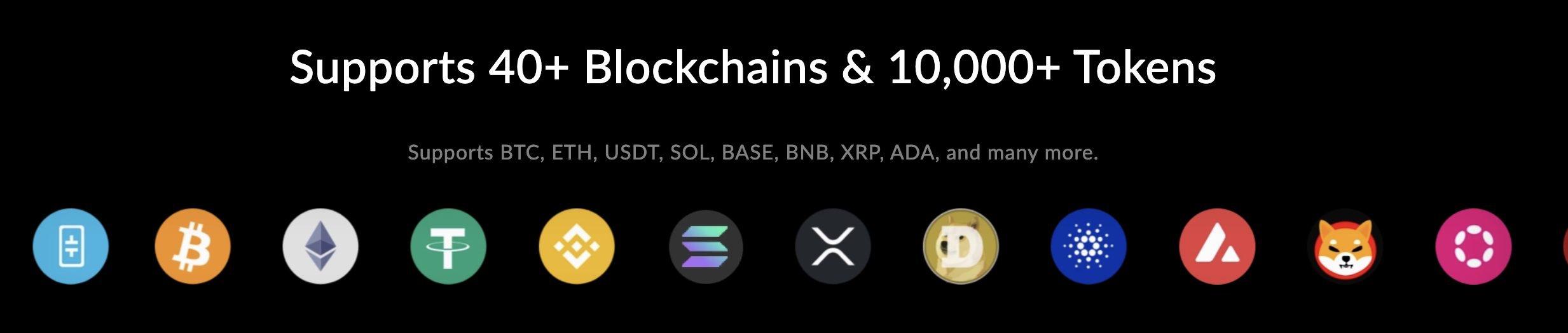 Ellipal X compatible tokens