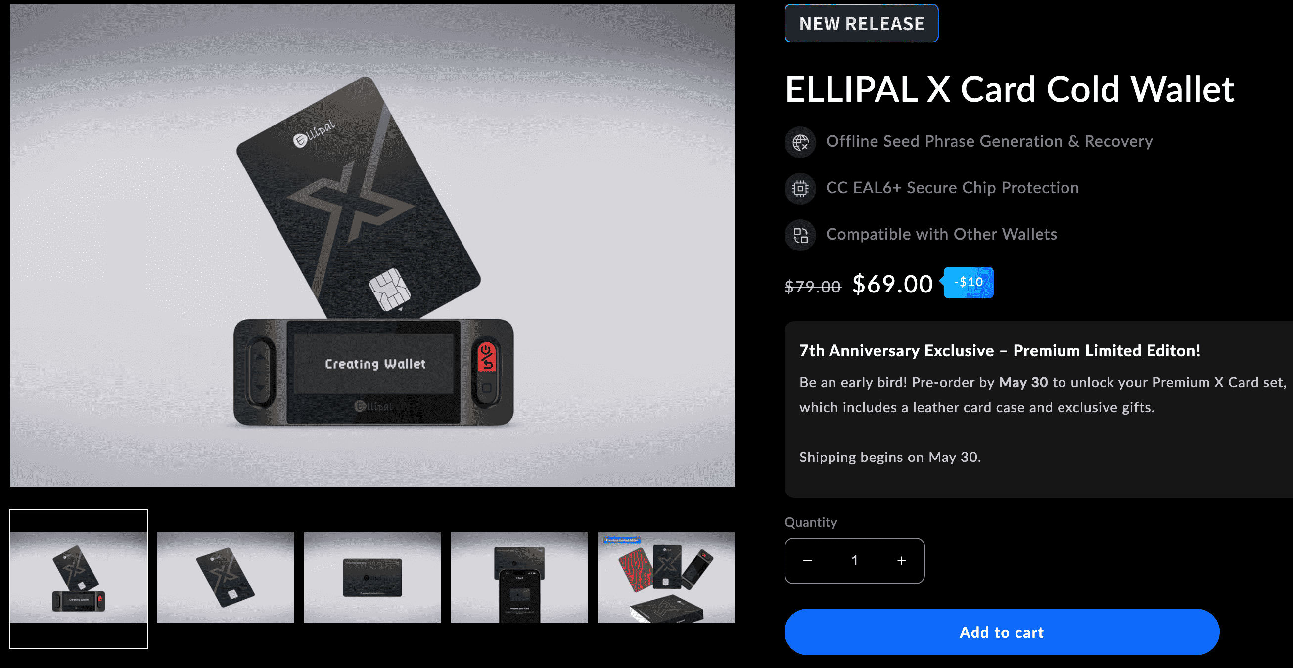 Buy Ellipal X Card