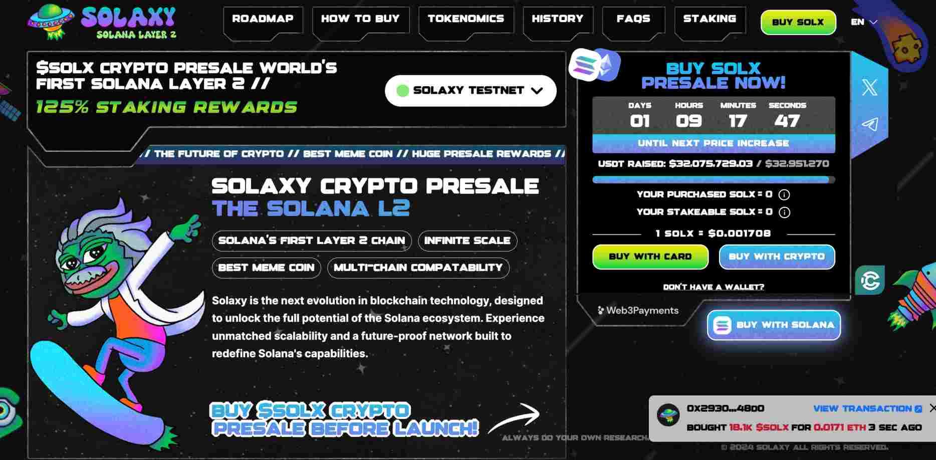 What is Solaxy?