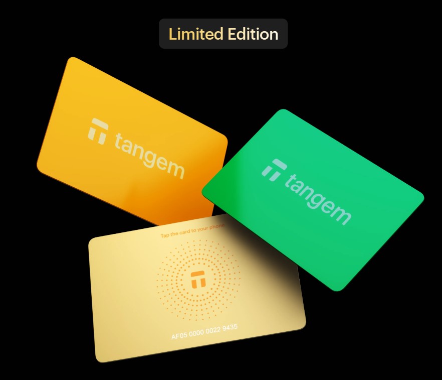 Tangem limited edition cards