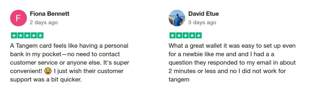 tangem wallet user reviews