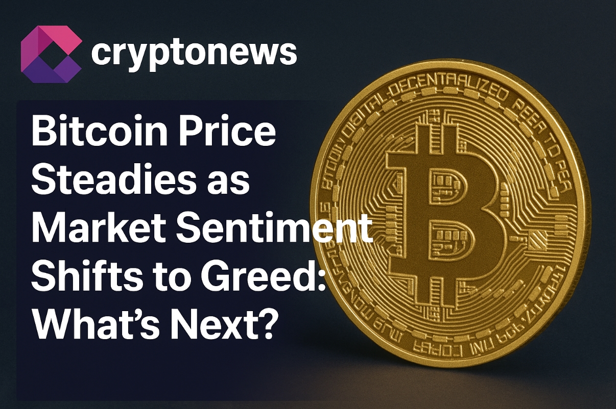 Bitcoin Price Steadies as Market Sentiment Shifts to Greed: What's Next?