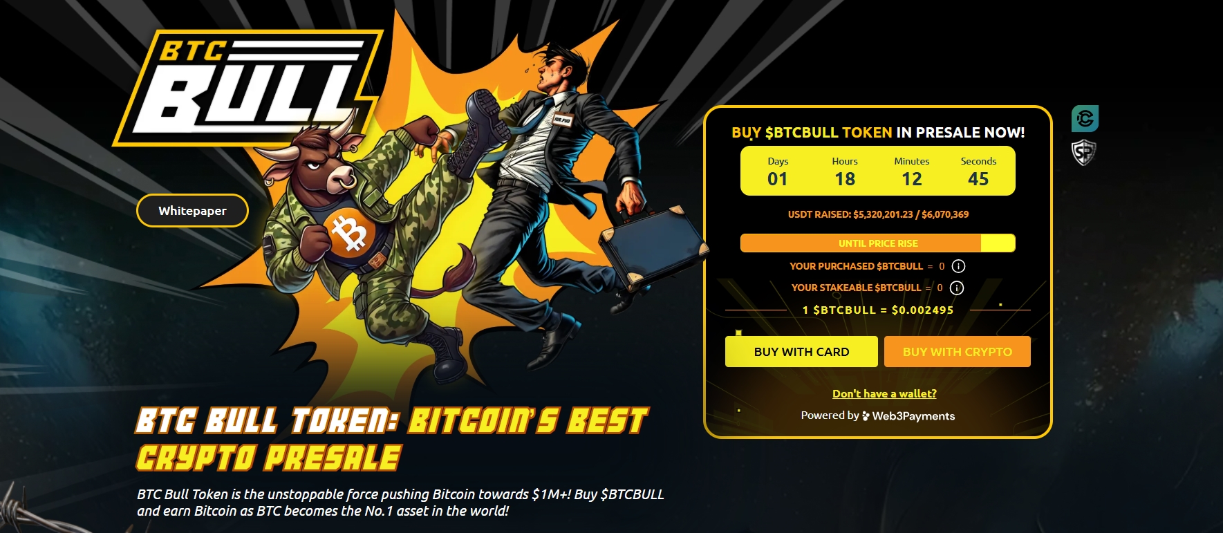presale BTC Bull Token