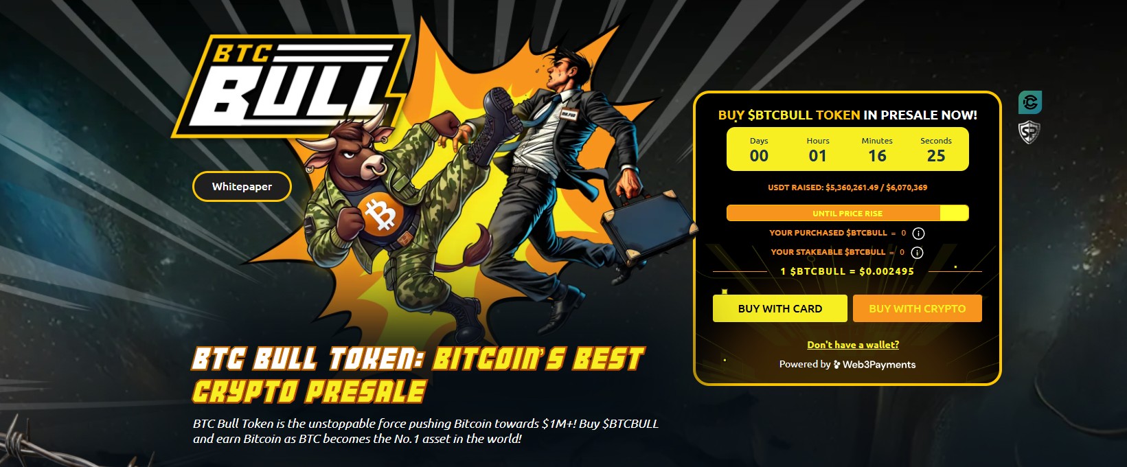 BTCBULL menggabungkan daya tarik crypto culture dengan utilitas nyata melalui staking tanpa periode penguncian. Saat ini, total token yang distaking telah mencapai 1,34 miliar BTCBULL