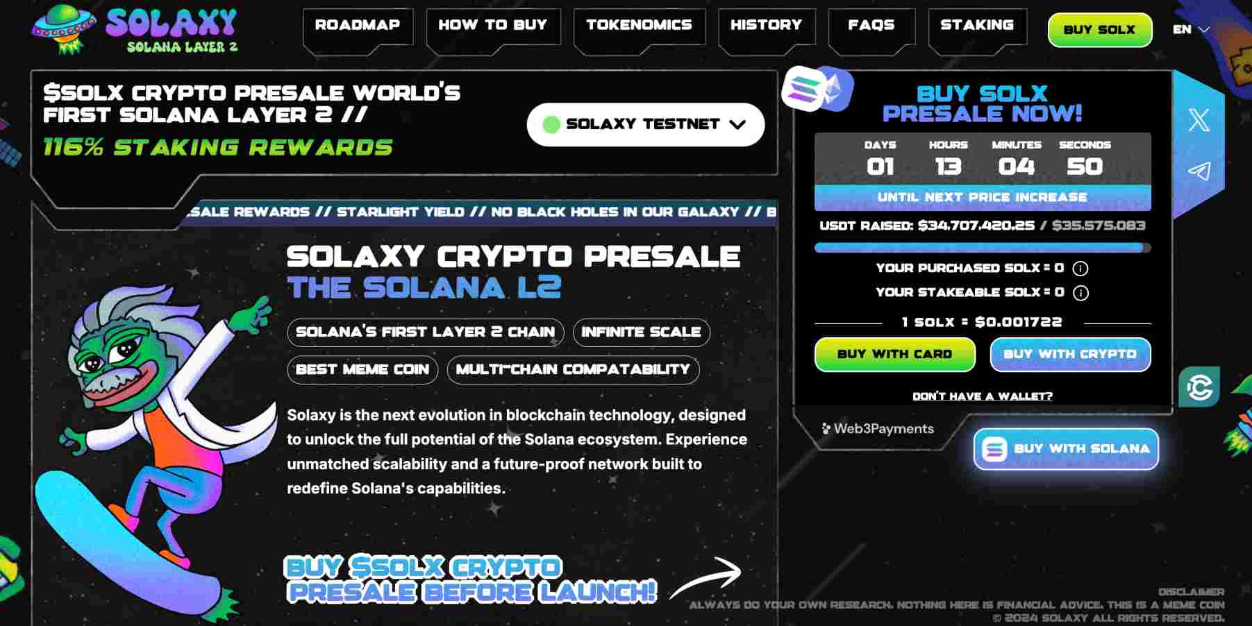 Solaxy presale