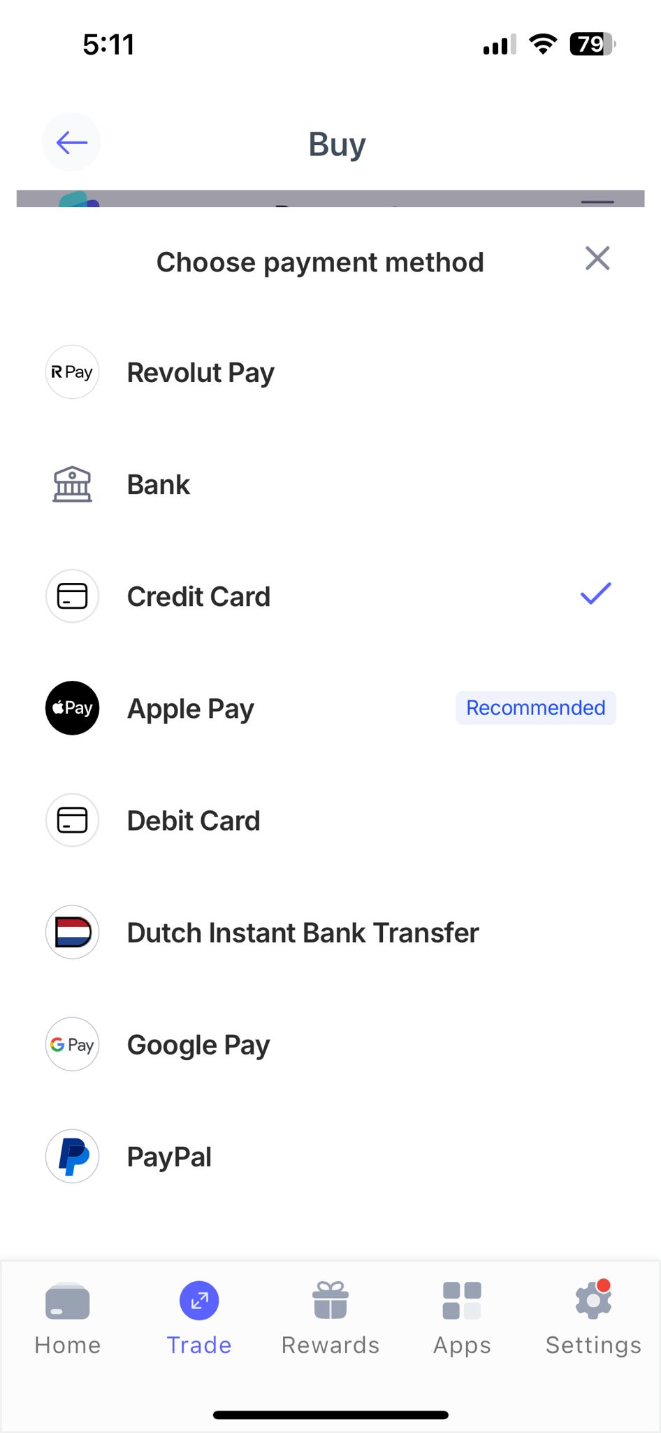 Best Wallet fiat payments
