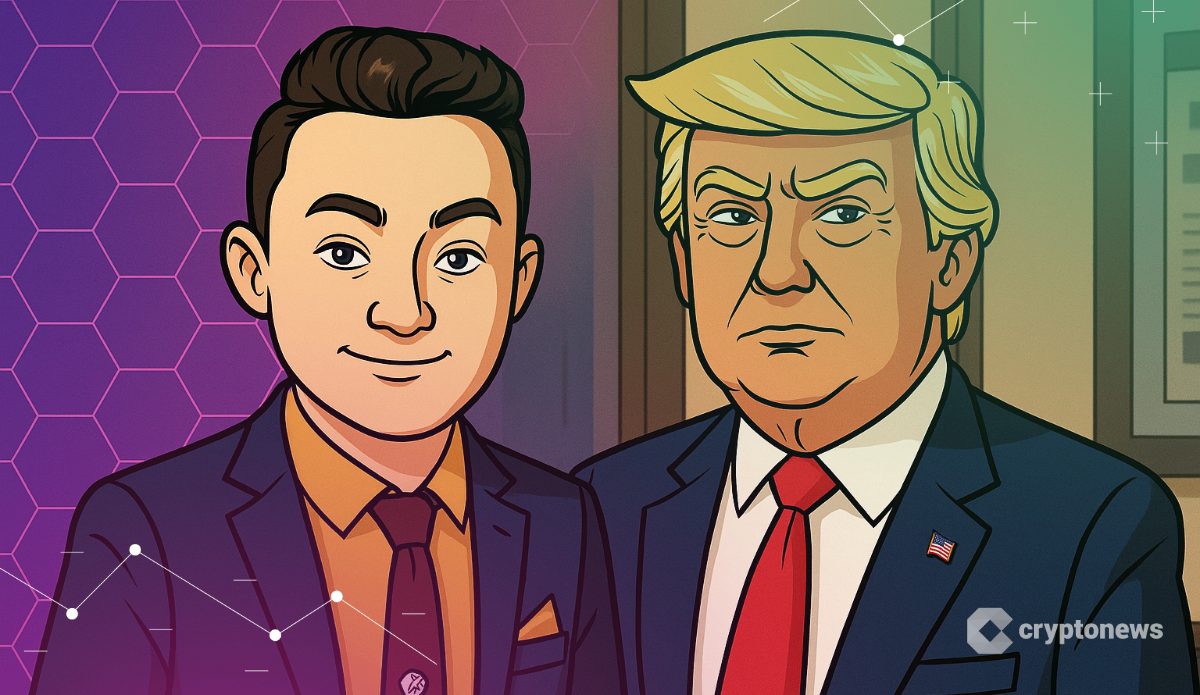 Trump Gifts Tron Founder Justin Sun Golden Watch for Being Top $TRUMP Holder