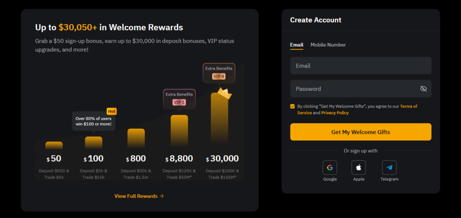 You need to complete various tasks to unlock the full set of rewards on Bybit