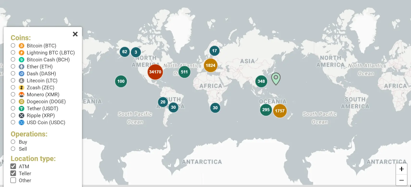bitcoin atm locations