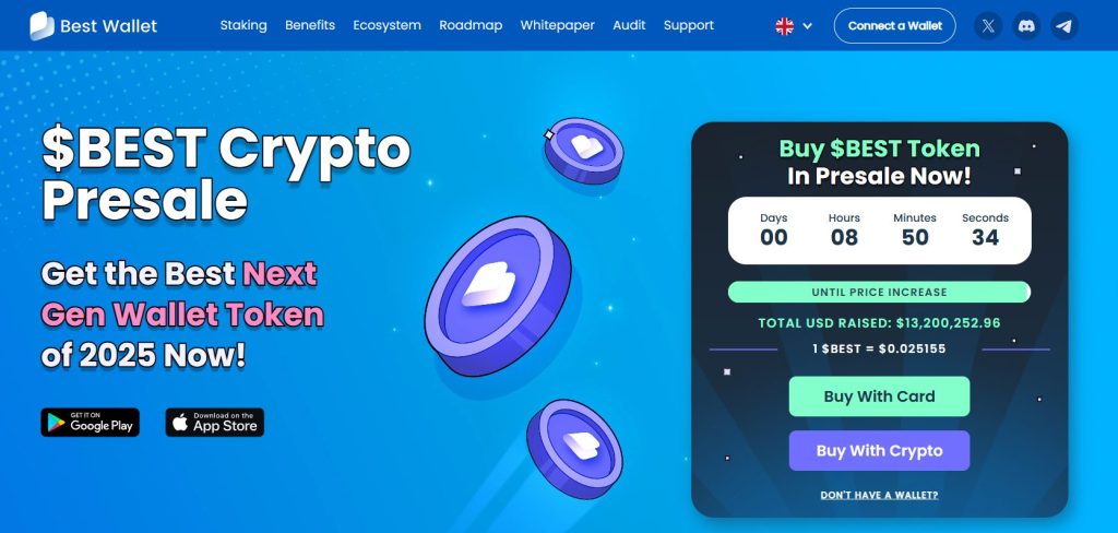 Best Waller (BEST) presale website.
