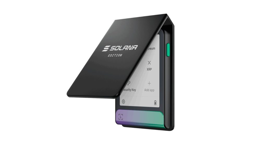 Ledger Flex Solana Edition device