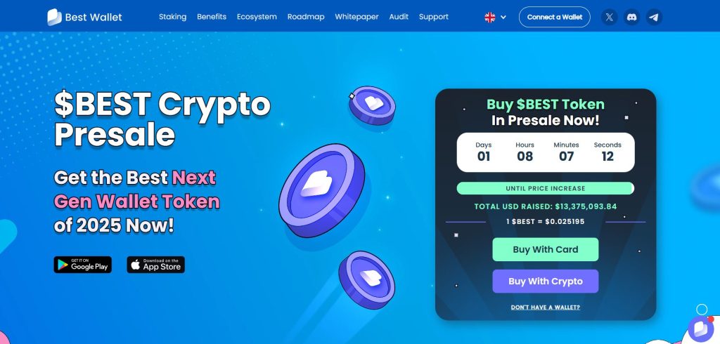 Best Wallet (BEST) crypto presale.