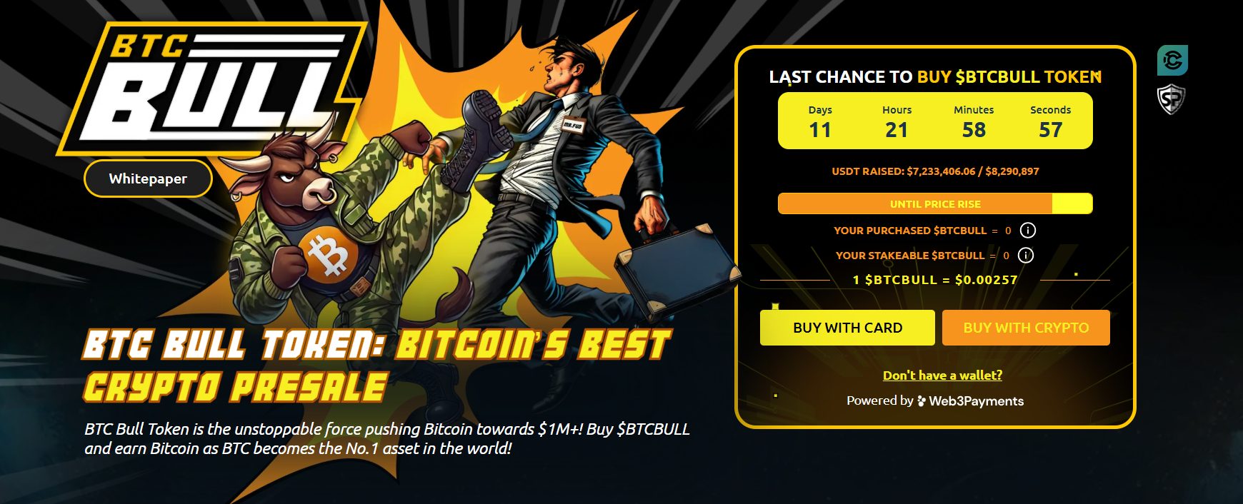 presale BTC Bull Token