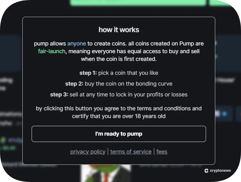Pump.fun, a launchpad for new Solana meme coins