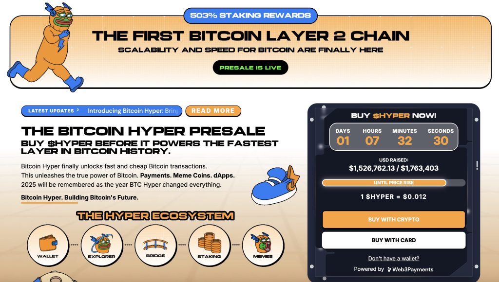 bitcoin hyper presale
