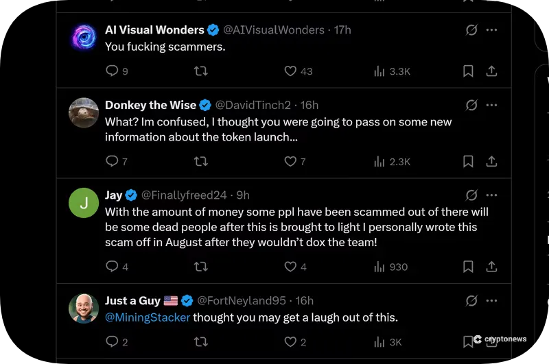 Community reaction to BlockDAG launch date postponement on X