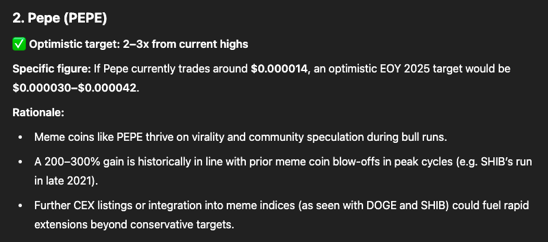 Pepe Meme Token Analysis