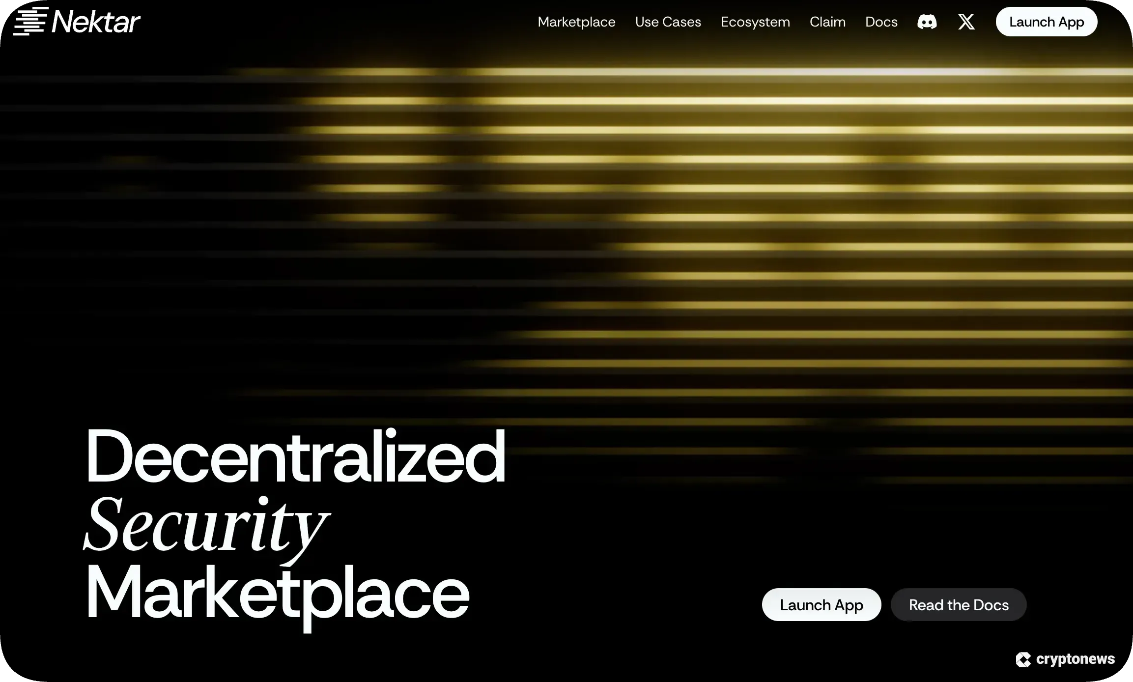 Homepage of nektar network