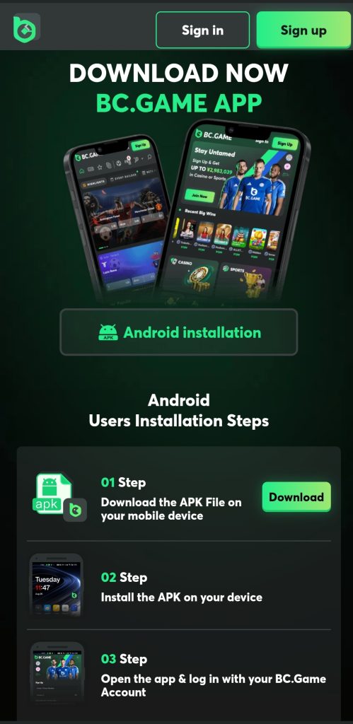 bc game mobile