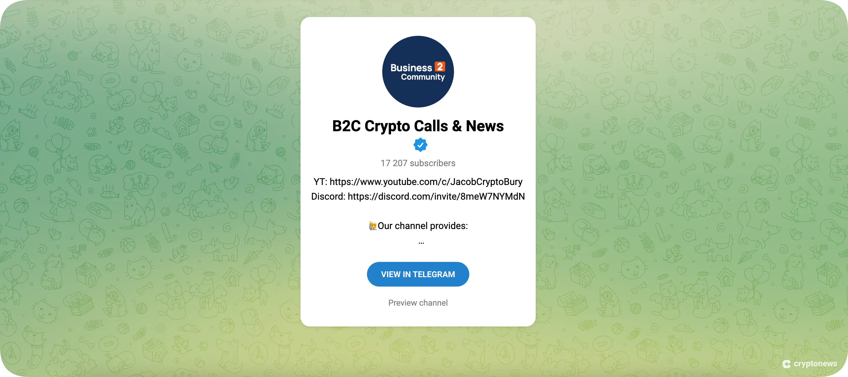 best crypto tips B2C Crypto Calls & News Telegram channel